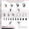 Service Caster 3 Inch 316SS Maroon Polyurethane 10mm Threaded Stem Caster Lock Brake, 2PK SS316TSTTL20S314-PPUB-MRN-M1015-2-S2 - alternate 5
